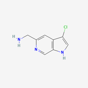 5-Aminomethyl-3-chloro-1H-pyrrolo[2,3-C]pyridine