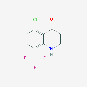 5-Chloro-8-(trifluoromethyl)quinolin-4-ol