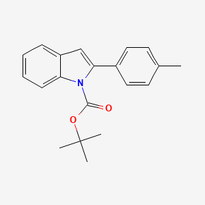 molecular formula C20H21NO2 B12844146 tert-Butyl 2-(p-tolyl)-1H-indole-1-carboxylate 