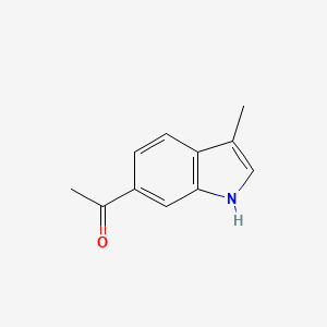 1-(3-Methyl-1H-indol-6-yl)ethan-1-one