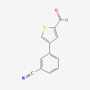 3-(5-Formyl-3-thienyl)benzonitrile