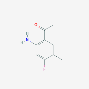 1-(2-Amino-4-fluoro-5-methylphenyl)ethan-1-one