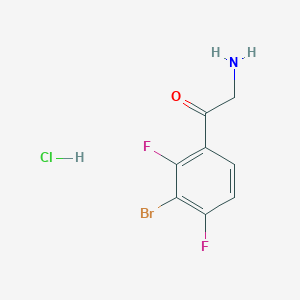 3-Bromo-2,4-difluorophenacylamine hydrochloride