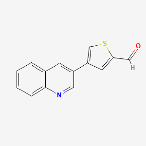 4-(3-Quinolinyl)-2-thiophenecarbaldehyde