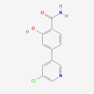 4-(5-Chloropyridin-3-yl)-2-hydroxybenzamide