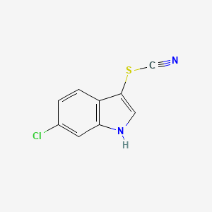 6-Chloro-3-thiocyanato-1H-indole