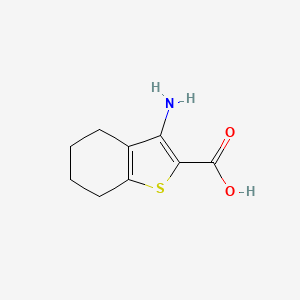 3-Amino-4,5,6,7-tetrahydrobenzo[b]thiophene-2-carboxylic acid