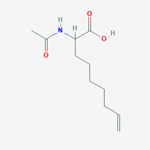 molecular formula C11H19NO3 B1284431 2-乙酰氨基壬-8-烯酸 CAS No. 924309-93-3