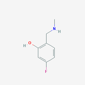 5-Fluoro-2-((methylamino)methyl)phenol