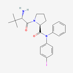 (S)-1-((S)-2-Amino-3,3-dimethylbutanoyl)-N-(4-iodophenyl)-N-phenylpyrrolidine-2-carboxamide