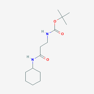 Tert-butyl 3-(cyclohexylamino)-3-oxopropylcarbamate