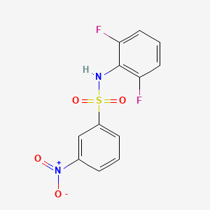 N-(2,6-difluorophenyl)-3-nitrobenzenesulfonamide