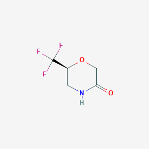 (6S)-6-(Trifluoromethyl)morpholin-3-one