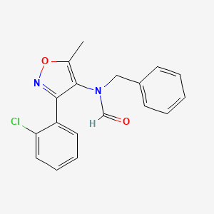 molecular formula C18H15ClN2O2 B12844383 (3-(2-Chlorophenyl)-5-methylisoxazol-4-YL)-N-benzylformamide 