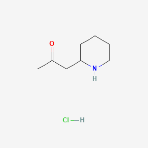 molecular formula C8H16ClNO B1284440 盐酸（+/-）-佩勒蒂埃林 CAS No. 5984-61-2