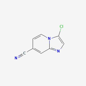 3-Chloroimidazo[1,2-a]pyridine-7-carbonitrile