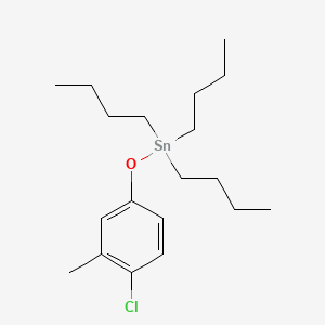 Tributyl(4-chloro-3-methylphenoxy)stannane