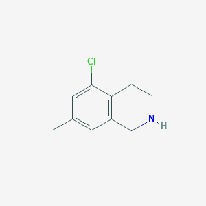 molecular formula C10H12ClN B12844431 5-Chloro-7-methyl-1,2,3,4-tetrahydroisoquinoline 