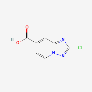 2-Chloro-[1,2,4]triazolo[1,5-a]pyridine-7-carboxylic acid