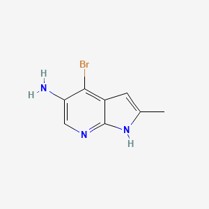 4-bromo-2-methyl-1H-pyrrolo[2,3-b]pyridin-5-amine