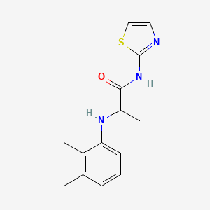 2-(2,3-Dimethyl-phenylamino)-N-thiazol-2-yl-propionamide