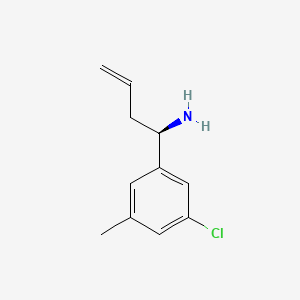 (R)-1-(3-chloro-5-methylphenyl)but-3-en-1-amine