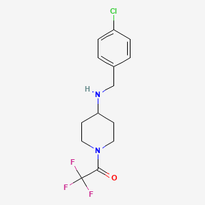 4-(4-Chlorobenzylamino)-1-(trifluoroacetyl)piperidin