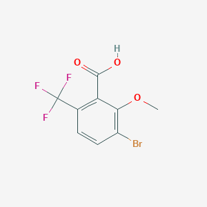 3-Bromo-2-methoxy-6-(trifluoromethyl)benzoic acid