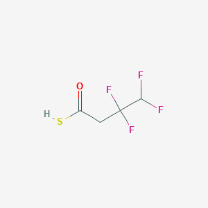 molecular formula C4H4F4OS B12844641 1,1,2,2-Tetrafluoroethyl thioacetic acid 