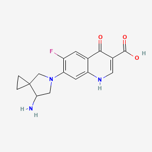 7-(7-Amino-5-azaspiro[2.4]heptan-5-yl)-6-fluoro-4-oxo-1,4-dihydroquinoline-3-carboxylic acid