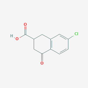 7-Chloro-4-oxo-1,2,3,4-tetrahydronaphthalene-2-carboxylic acid