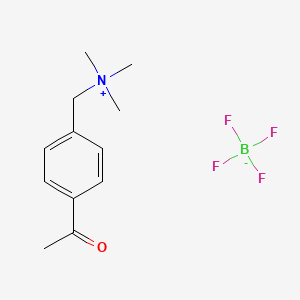 (4-Acetylphenyl)-N,N,N-trimethylmethanaminium tetrafluoroborate