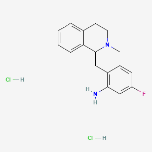 1-(2-Amino-4-fluorobenzyl)-2-methyl-1,2,3,4-tetrahydroisoquinoline dihydrochloride