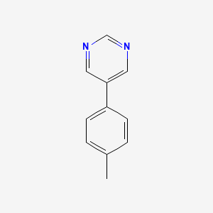 molecular formula C11H10N2 B12844686 5-(4-Methylphenyl)pyrimidine 