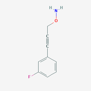 1-[3-(Aminooxy)-1-propyn-1-yl]-3-fluorobenzene