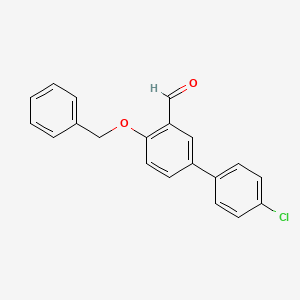 4-(Benzyloxy)-4'-chloro[1,1'-biphenyl]-3-carbaldehyde