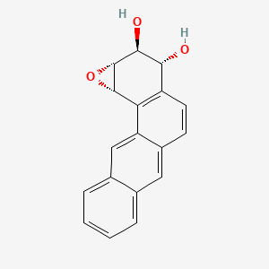 rel-(1aR,2S,3R,11cS)-1a,2,3,11c-Tetrahydrotetrapheno[1,2-b]oxirene-2,3-diol