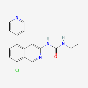 1-(8-Chloro-5-pyridin-4-ylisoquinolin-3-yl)-3-ethylurea