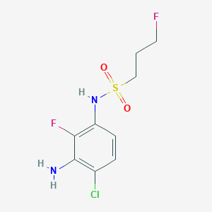 1-PropanesulfonaMide, N-(3-aMino-4-chloro-2-fluorophenyl)-3-fluoro-