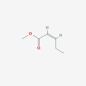 molecular formula C6H10O2 B12844791 methyl (Z)-pent-2-enoate 