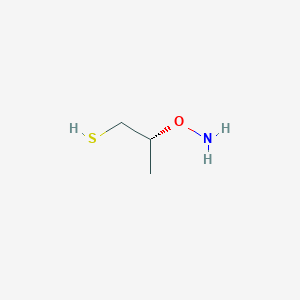 molecular formula C3H9NOS B12844851 (R)-2-(Aminooxy)propane-1-thiol 