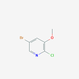 molecular formula C6H5BrClNO B1284486 5-Bromo-2-chloro-3-methoxypyridine CAS No. 286947-03-3