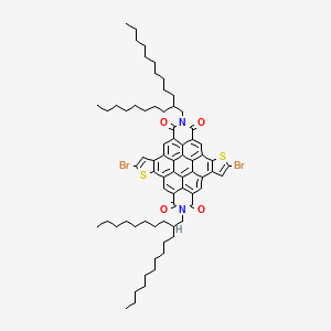 15,29-dibromo-8,22-bis(2-octyldodecyl)-14,28-dithia-8,22-diazaundecacyclo[18.14.1.16,32.02,18.03,12.04,33.05,10.013,17.024,35.026,34.027,31]hexatriaconta-1,3(12),4(33),5,10,13(17),15,18,20(35),24,26(34),27(31),29,32(36)-tetradecaene-7,9,21,23-tetrone