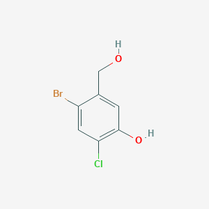 4-Bromo-2-chloro-5-(hydroxymethyl)phenol