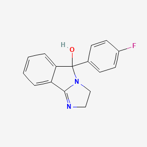 2,3-Dihydro-5-(p-fluorophenyl)-5H-imidazo(2,1-a)isoindol-5-ol