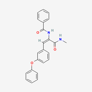 N-[1-Methylcarbamoyl-2-(3-phenoxy-phenyl)-vinyl]-benzamide