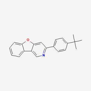 molecular formula C21H19NO B12844964 3-(4-(tert-Butyl)phenyl)benzofuro[3,2-c]pyridine 