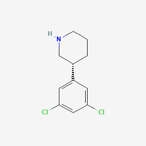 molecular formula C11H13Cl2N B12844977 (R)-3-(3,5-Dichlorophenyl)piperidine 