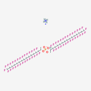 molecular formula C32H12F58NO4P B12844994 Ammonium Bis[PerfluorotetradecylEthyl]Phosphate 