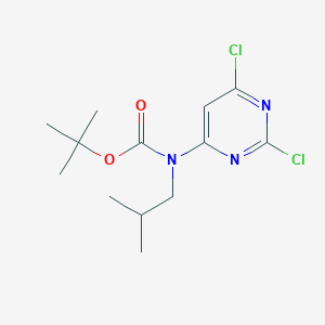 molecular formula C13H19Cl2N3O2 B12844997 Tert-butyl (2,6-dichloropyrimidin-4-yl)(isobutyl)carbamate 